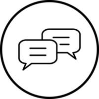 Messaging Vector Icon Style