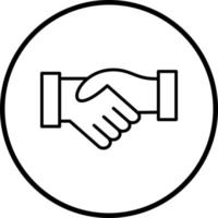 Handshake Vector Icon Style