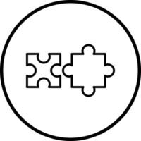 Puzzle Piece Vector Icon Style