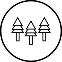 Forest Vector Icon Style