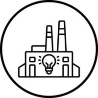 Light Pollution Vector Icon Style