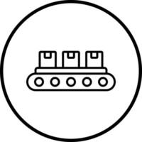 Conveyor Belt Vector Icon Style