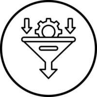 Bottleneck Vector Icon Style