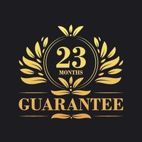 23 Months Guarantee Logo vector,  23 Months Guarantee sign symbol vector