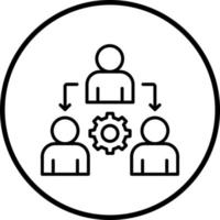 Delegate Vector Icon Style