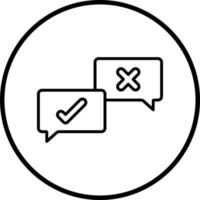 Debate Vector Icon Style