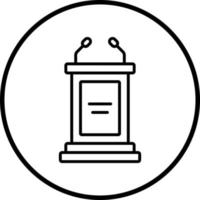 Bully Pulpit Vector Icon Style