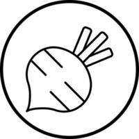 Beet Vector Icon Style