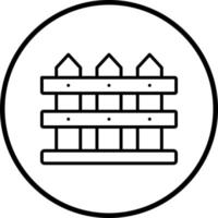 Fence Vector Icon Style