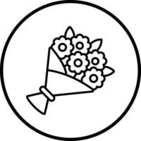 Bouquet Vector Icon Style