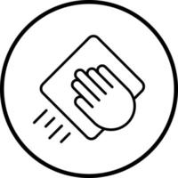 Wipe Vector Icon Style