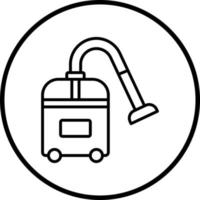 Vacuum Cleaner Vector Icon Style