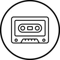 Cassette Vector Icon Style