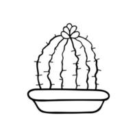 Cactus vector icon. Cactus illustration sign. desert symbol or logo.