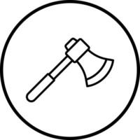 Hatchet Vector Icon Style