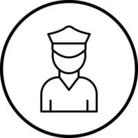 Gate Keeper Vector Icon Style