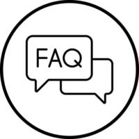 Faq Vector Icon Style