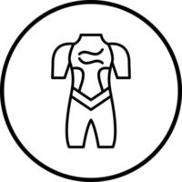 Wetsuit Vector Icon Style