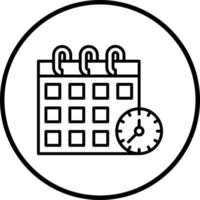 Schedule Vector Icon Style