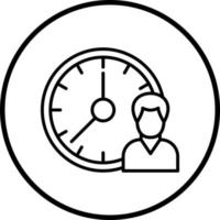 Working Hours Vector Icon Style