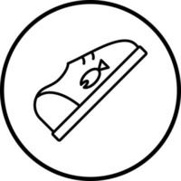 Baby Shoes Vector Icon Style