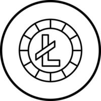 Litecoin Vector Icon Style