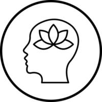 Meditation Vector Icon Style