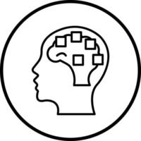 Mental Disorder Vector Icon Style