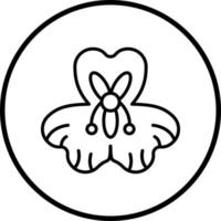 Alstroemeria Vector Icon Style