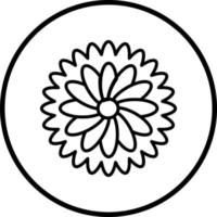 Chamomile Vector Icon Style