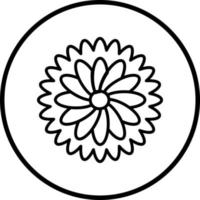 Chamomile Vector Icon Style