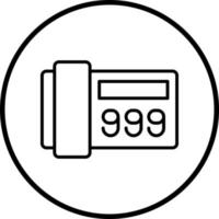 999 vector icono estilo