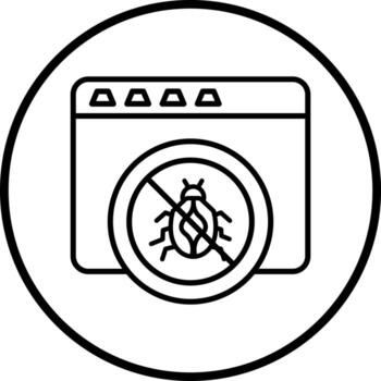 vector diseño depurar vector icono estilo