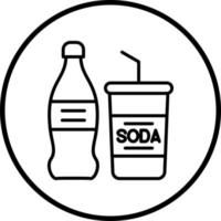 vector diseño soda vector icono estilo