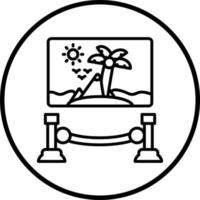 Exhibit Vector Icon Style