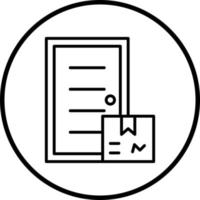Vector Design Door Delivery Vector Icon Style