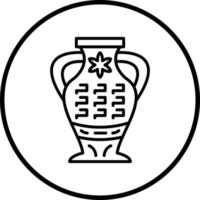 Ancient Vase Vector Icon Style