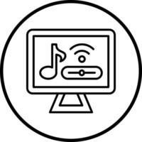 Webcast Vector Icon Style