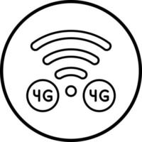 4G Vector Icon Style