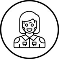 Vector Design Humanoid Robot Vector Icon Style
