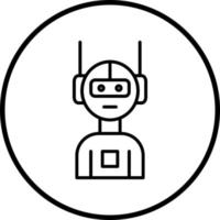 Vector Design Robot Vector Icon Style