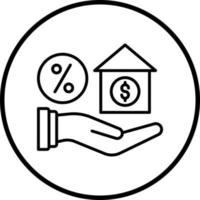 Vector Design Home Loan Vector Icon Style