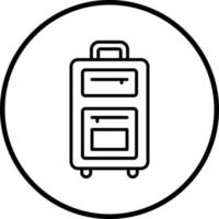 Vector Design Luggage Vector Icon Style