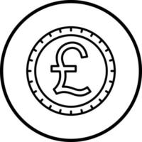Vector Design British Pound Vector Icon Style