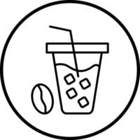 Vector Design Iced Coffee Vector Icon Style