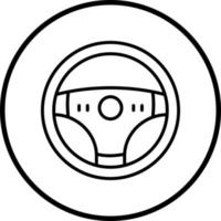 Vector Design Steering Wheel Vector Icon Style