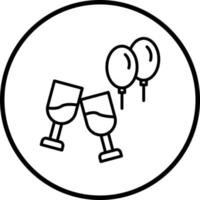 Party Vector Icon Style