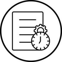 Vector Design Time Management Vector Icon Style