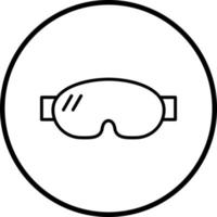 Goggles Vector Icon Style