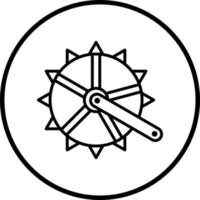 Crankset Vector Icon Style